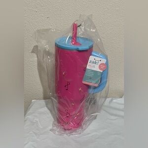 Zak! Everyday Smile Pink Flamingo Insulated Tumbler